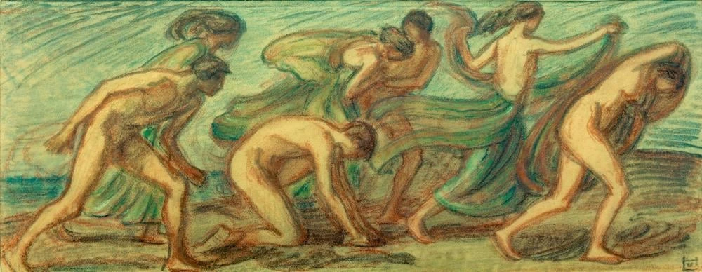 Sette passi con i panni , 1905